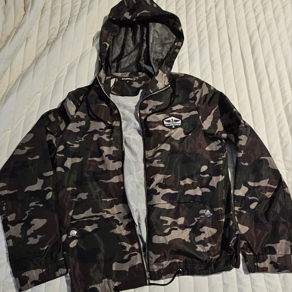 Camouflage Hooded Jacket